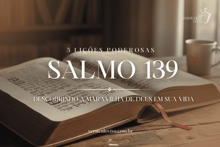 5 lições poderosas do Salmo 139 sobre a maravilha de Deus