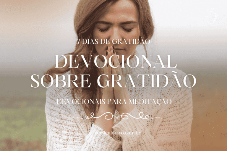 7 Dias de devocional sobre Gratidão