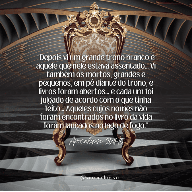 Apocalipse 20:11-15