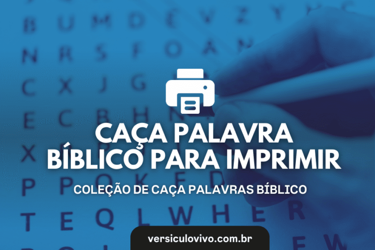 Caça palavra Bíblico para Imprimir
