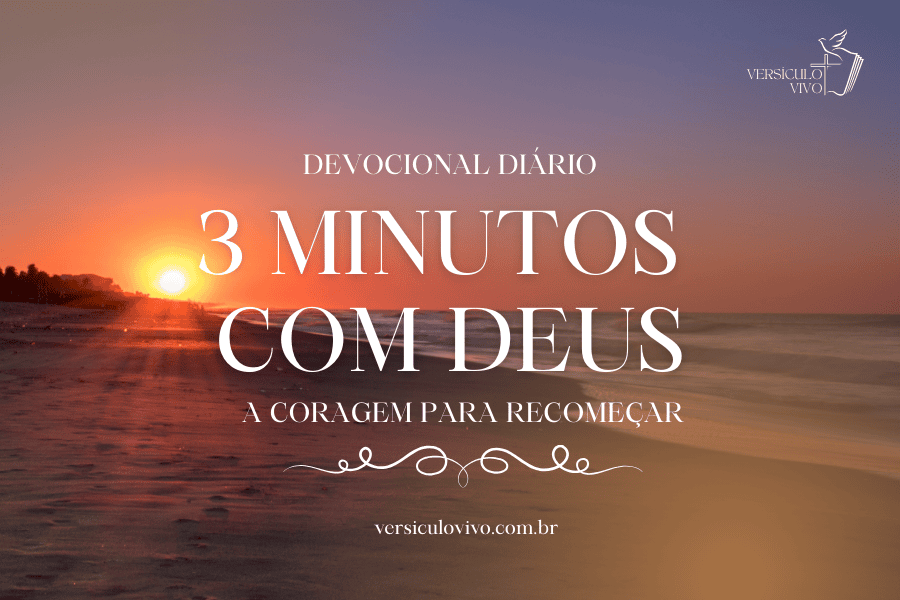 Devocional curto para começar o dia com fé (3 minutos)