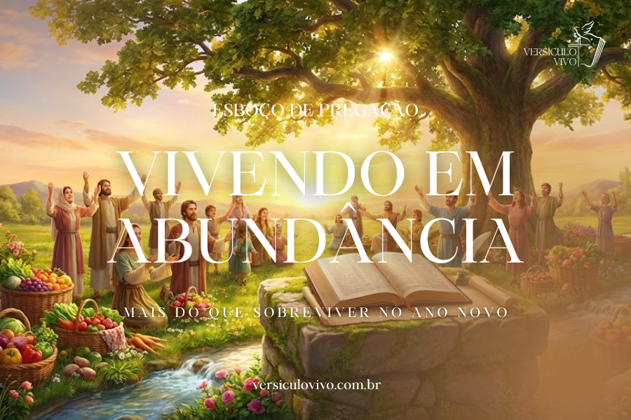 Esboço de Pregação de Ano Novo: Vivendo em Abundância