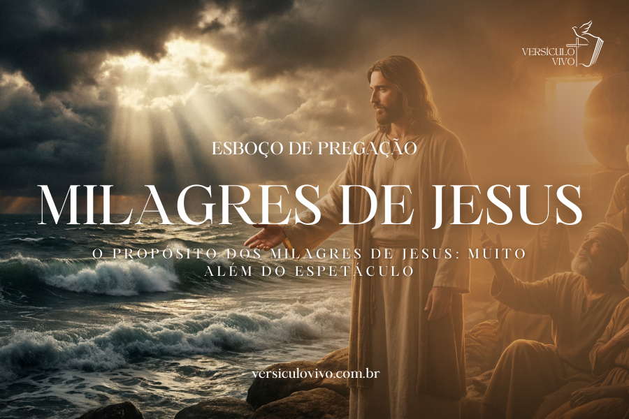 Esboço de Pregação: O Propósito dos Milagres de Jesus