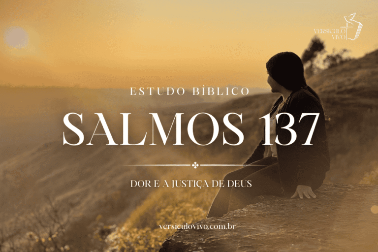 Estudo biblico sobre salmos 137