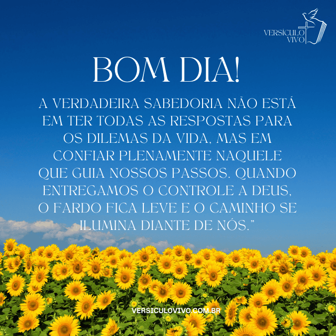 Reflexão bíblica de Bom dia para Whatsapp