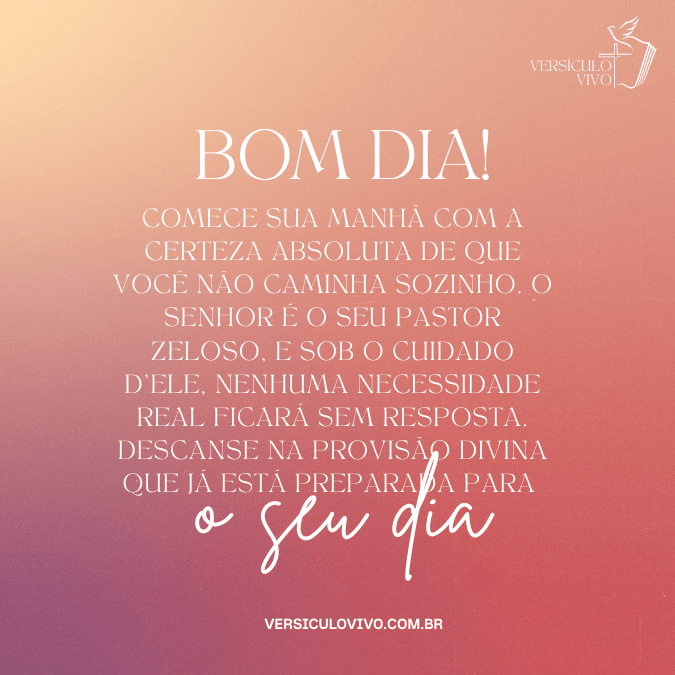 Salmos mensagem bíblica de bom dia