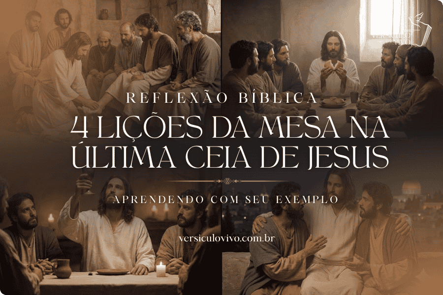 4 lições da mesa na última ceia de Jesus