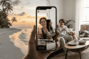 A ilusão da vida perfeita nos Stories: Contentamento na vida real