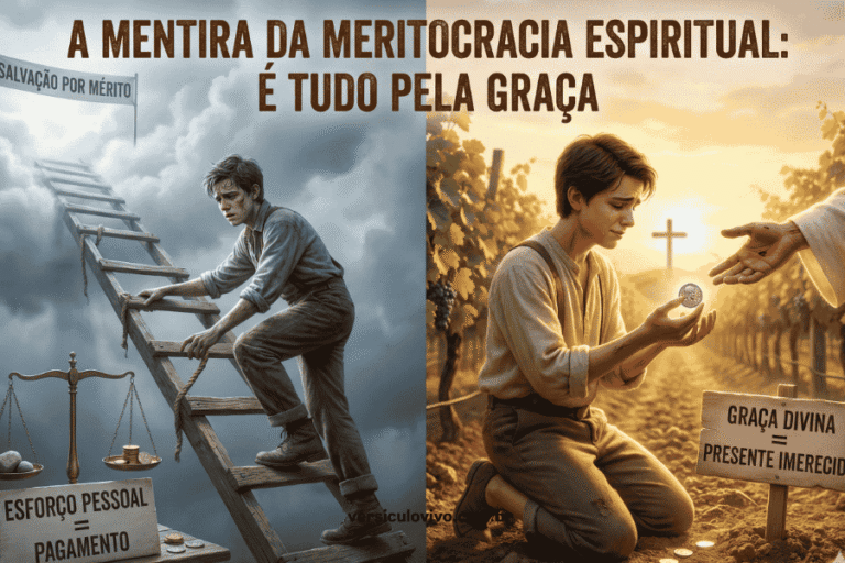 A mentira da meritocracia espiritual: É tudo pela Graça