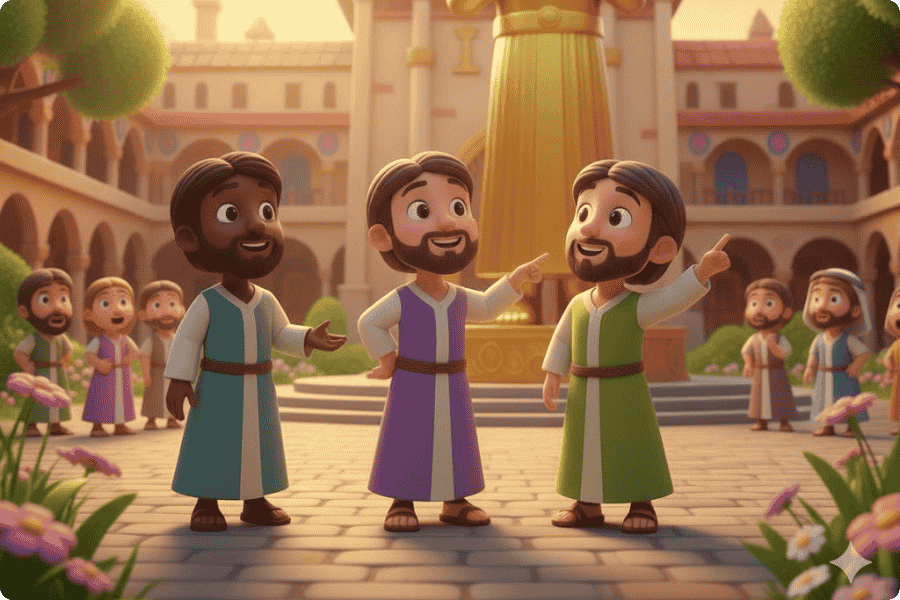 Daniel e Seus Amigos na Fornalha de Fogo