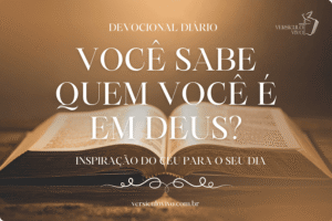 Devocional Diário – Identidade Firmada – 08 de Janeiro