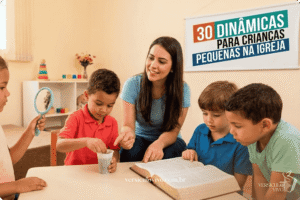Dinâmica para crianças pequenas na igreja