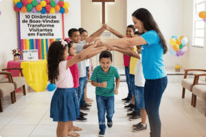 Dinâmica para receber visitantes no ministério infantil