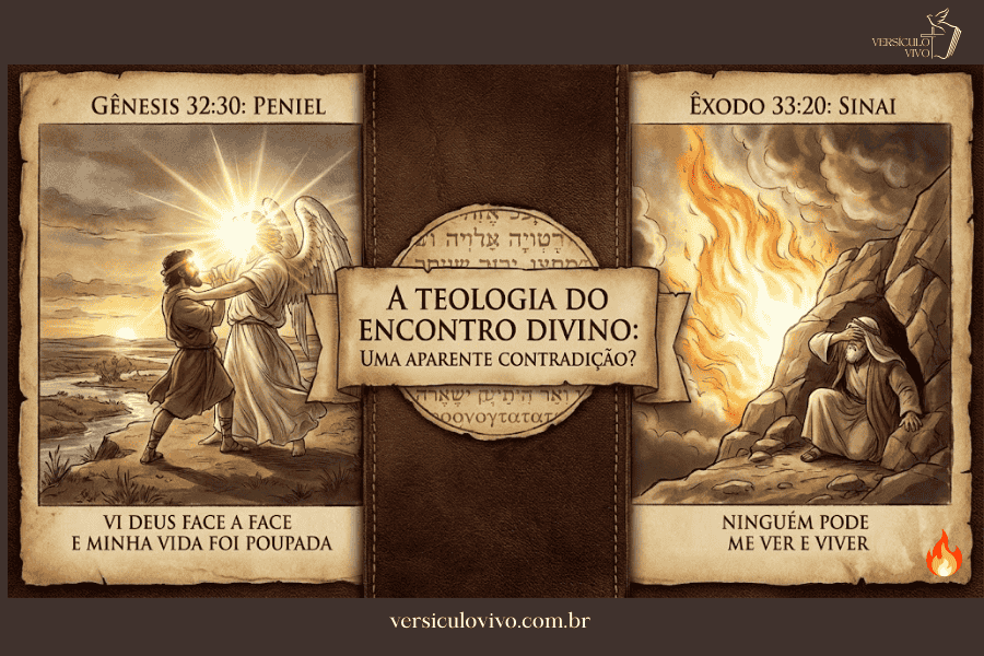 Jacó viu Deus face a face e viveu (Gênesis 32:30), mas a Bíblia diz que ninguém pode ver Deus e viver (Êxodo 33:20)?