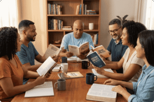 Onde posso comprar livros com perguntas bíblicas para estudo em grupo?