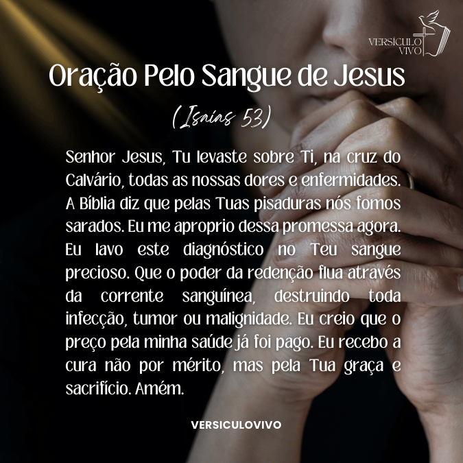 Oração Pelo Sangue de Jesus