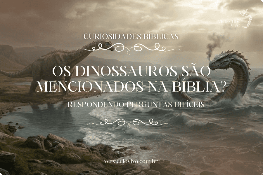 Os dinossauros são mencionados na Bíblia?
