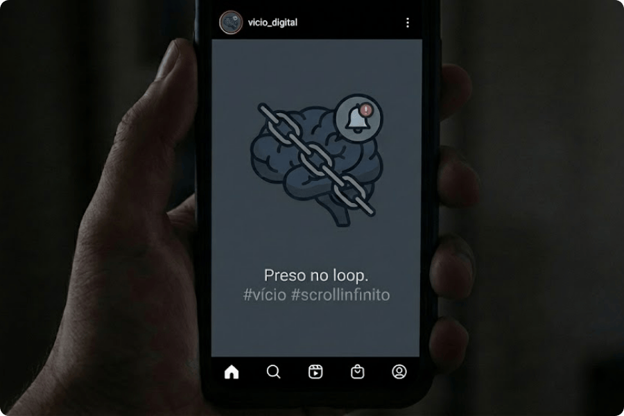 Preso no Loop Infinito do Instagram
