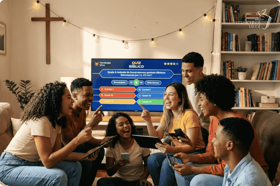 Quais plataformas oferecem quizzes interativos de perguntas bíblicas?