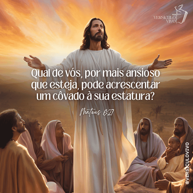 Qual de vós pode acrescentar um côvado