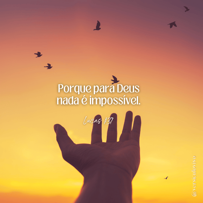 Versículos sobre o Deus do impossível
