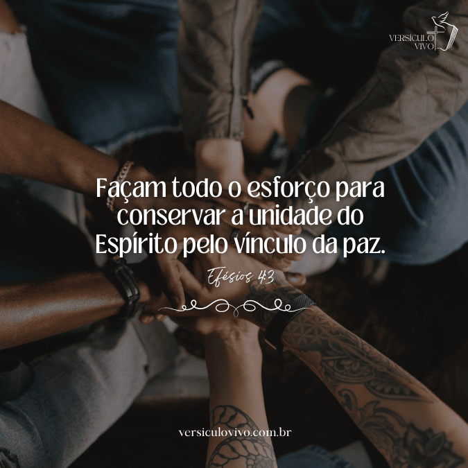 Versículos sobre unidade