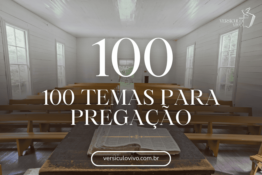 100 temas para pregação