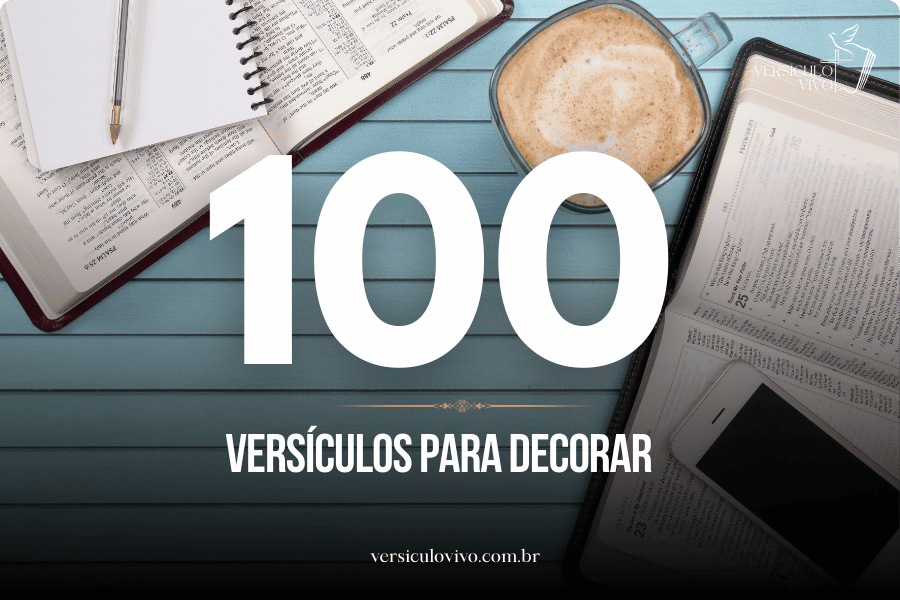 100 Versículos para Decorar, Memorizar com Explicação
