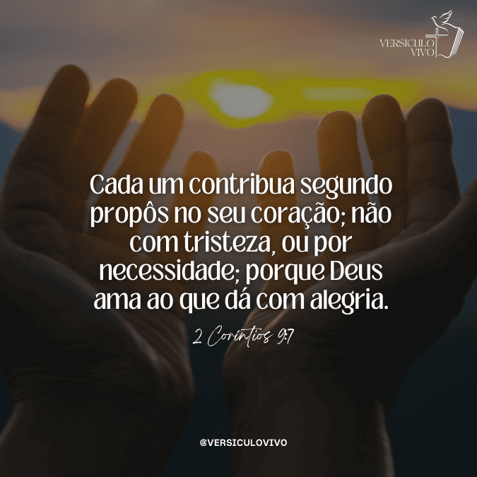2 Coríntios 9:7