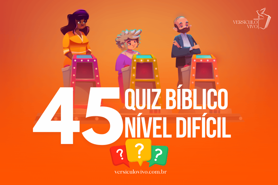Quiz Bíblico Nível Difícil