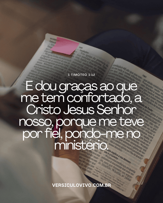 Versículo de Gratidão por uma Conquista 