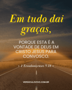 Versículos de Gratidão a Deus 