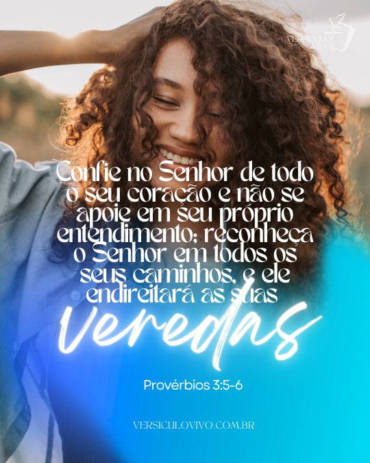 Provérbios 3:5-6 versão 2