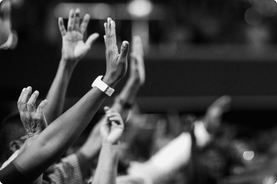 Oração de reverência e temor ao Senhor na abertura do culto
