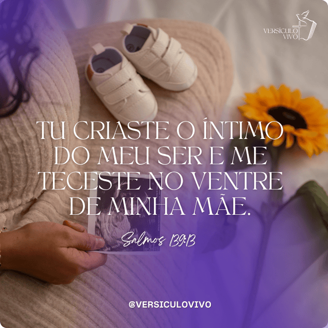 Qual versículo da Bíblia fala sobre gravidez?