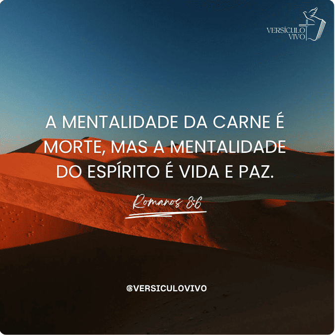 Versículo Romanos 8:6