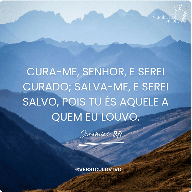 Versículo Jeremias 17:14