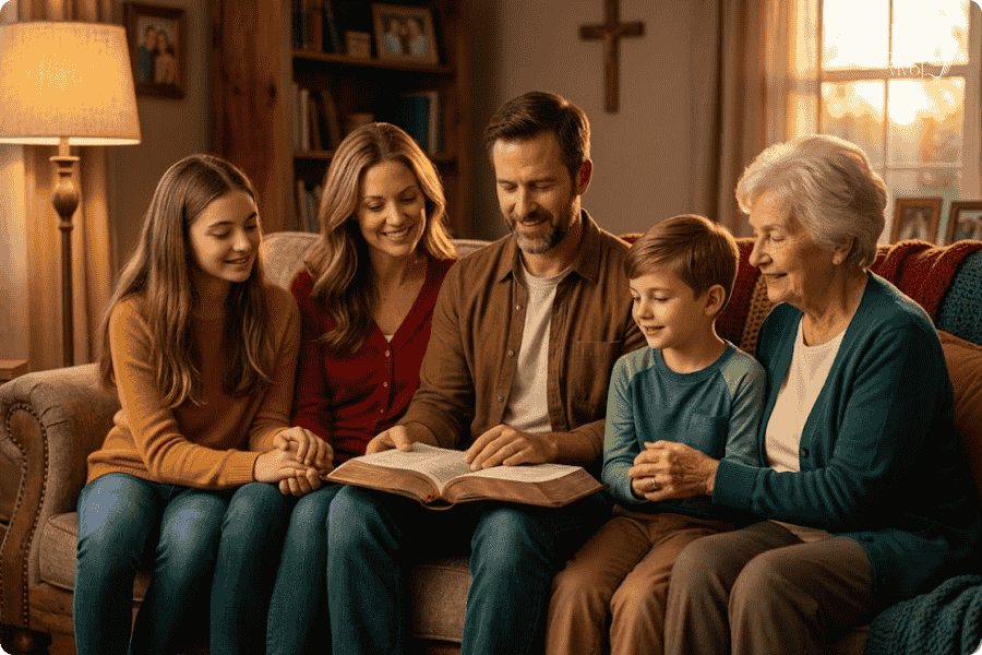 Versículos sobre a importância da família e santidade no lar
