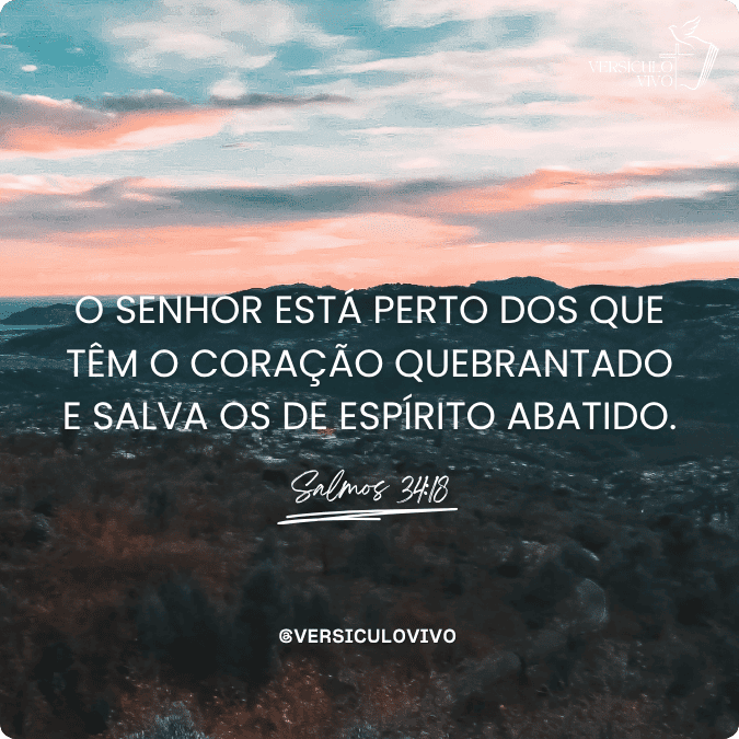 Versículo Salmos 34:18