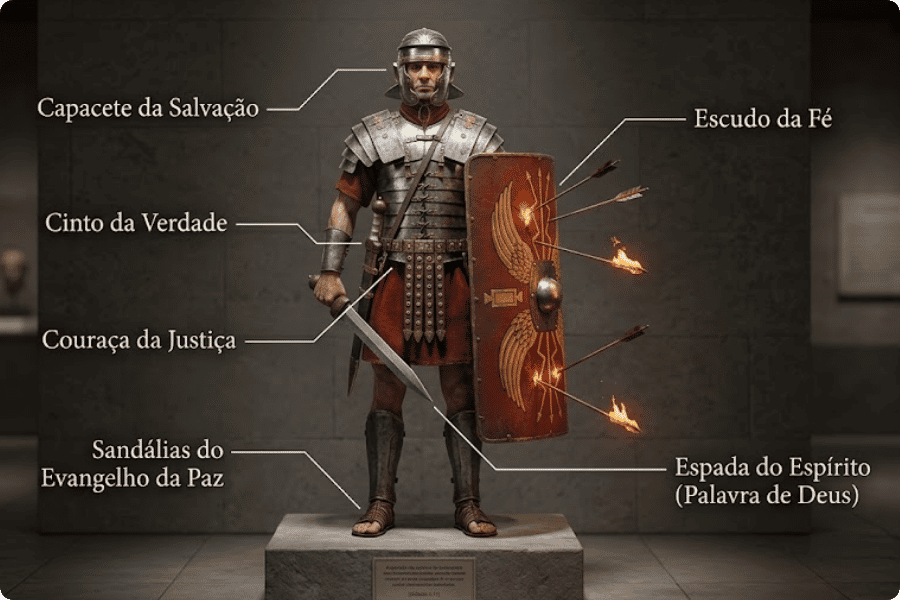 Onde encontrar a passagem sobre a Armadura de Deus (Efésios 6)?