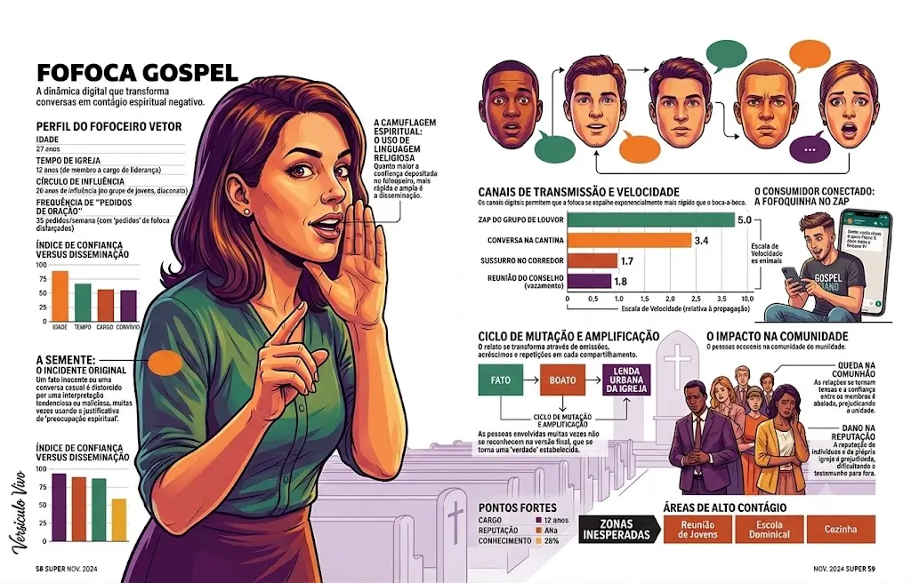 Ciclo da Fofofoca Gospel na Igreja