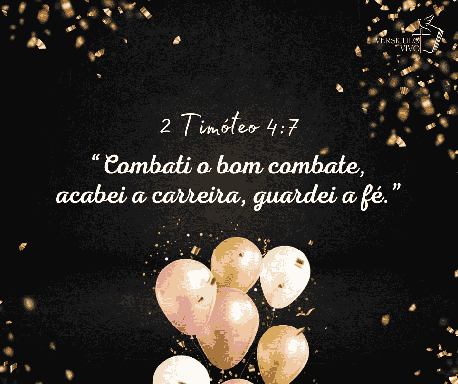 Versículos para aniversário de pastor - Fidelidade