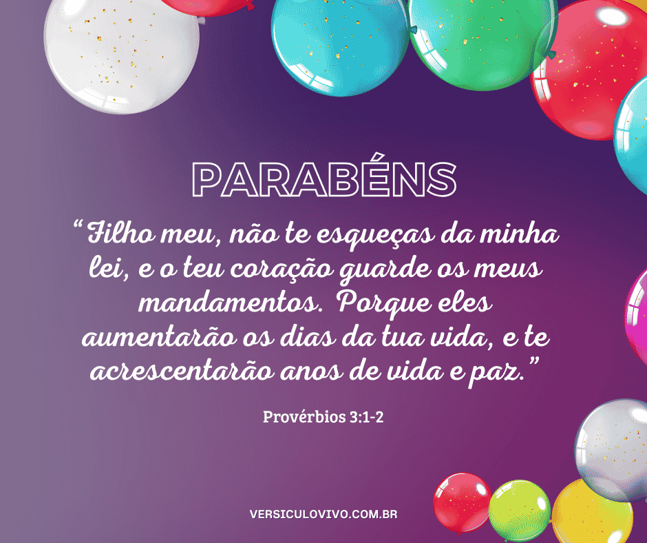 Versículos para aniversário de pastor - Obediente
