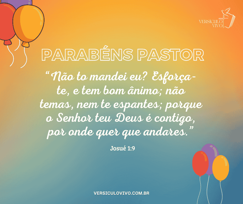 Versículos para aniversário de pastor - Resiliência