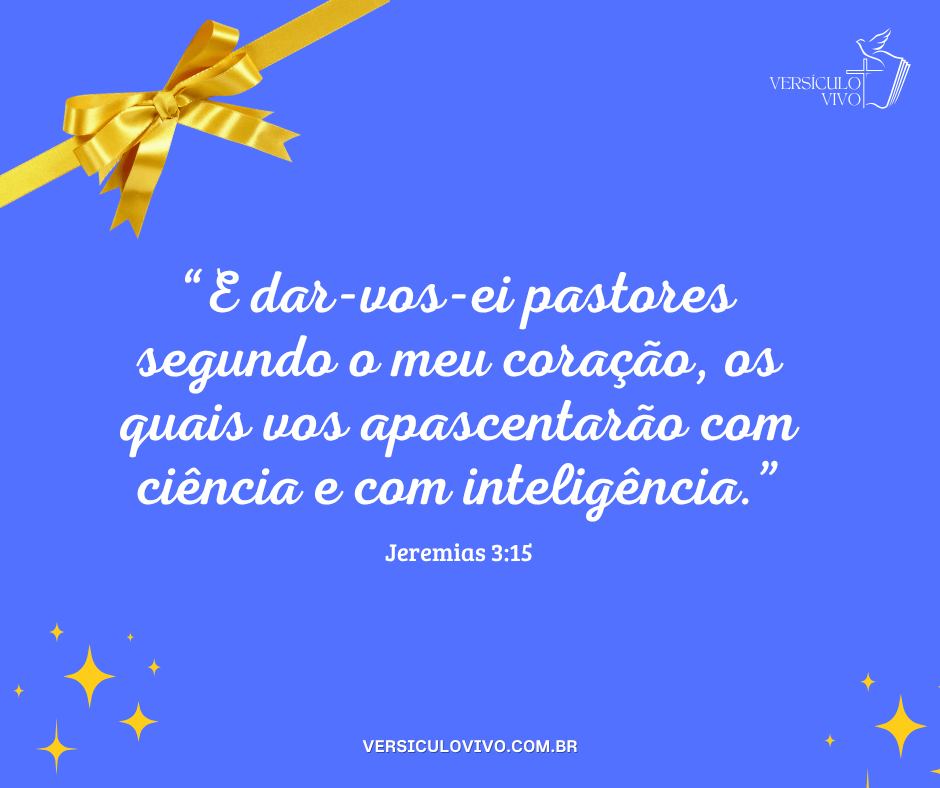 Versículos para ler em aniversário de pastor ou líder